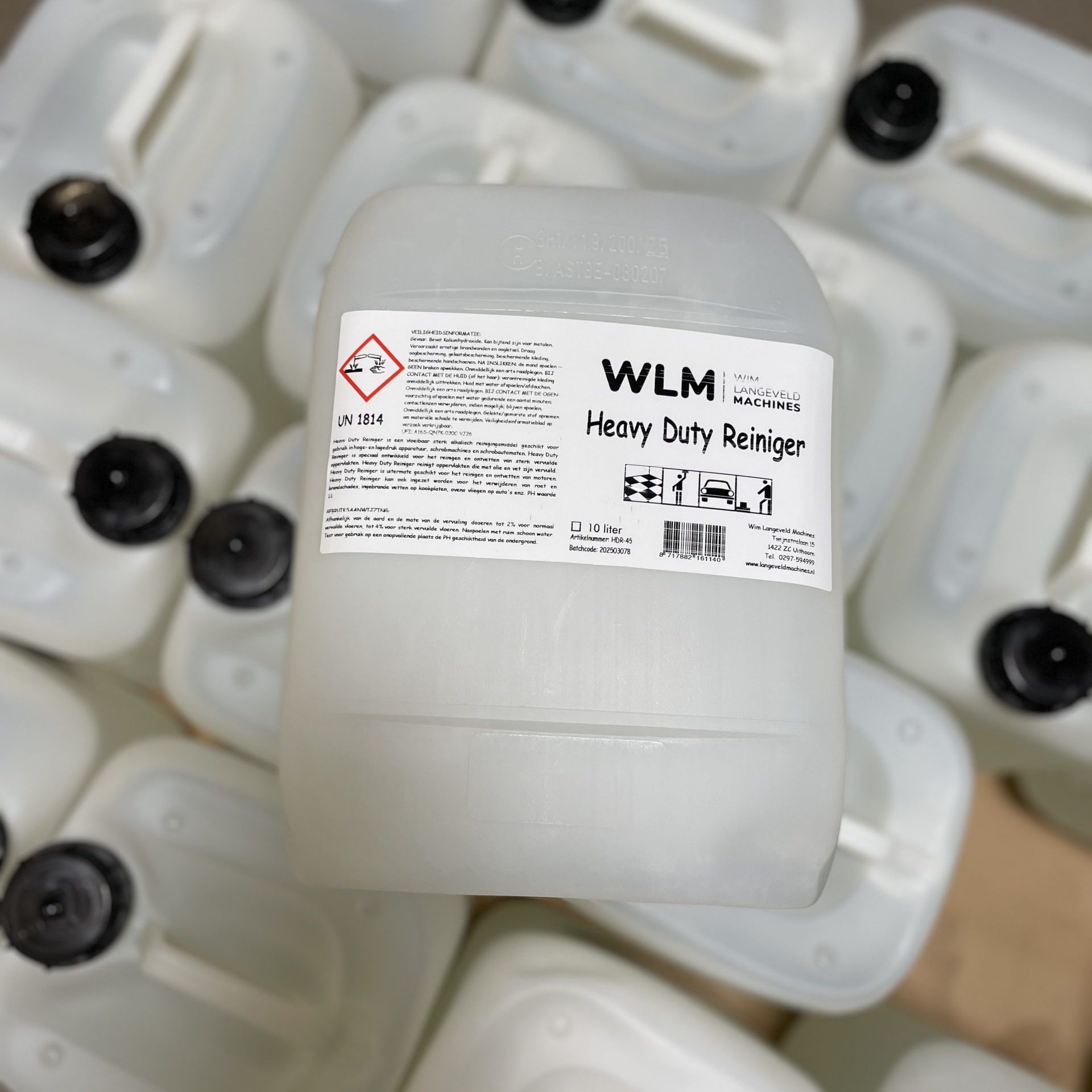 Wim Langeveld Machines | Heavy Duty vloerreiniger (10L)